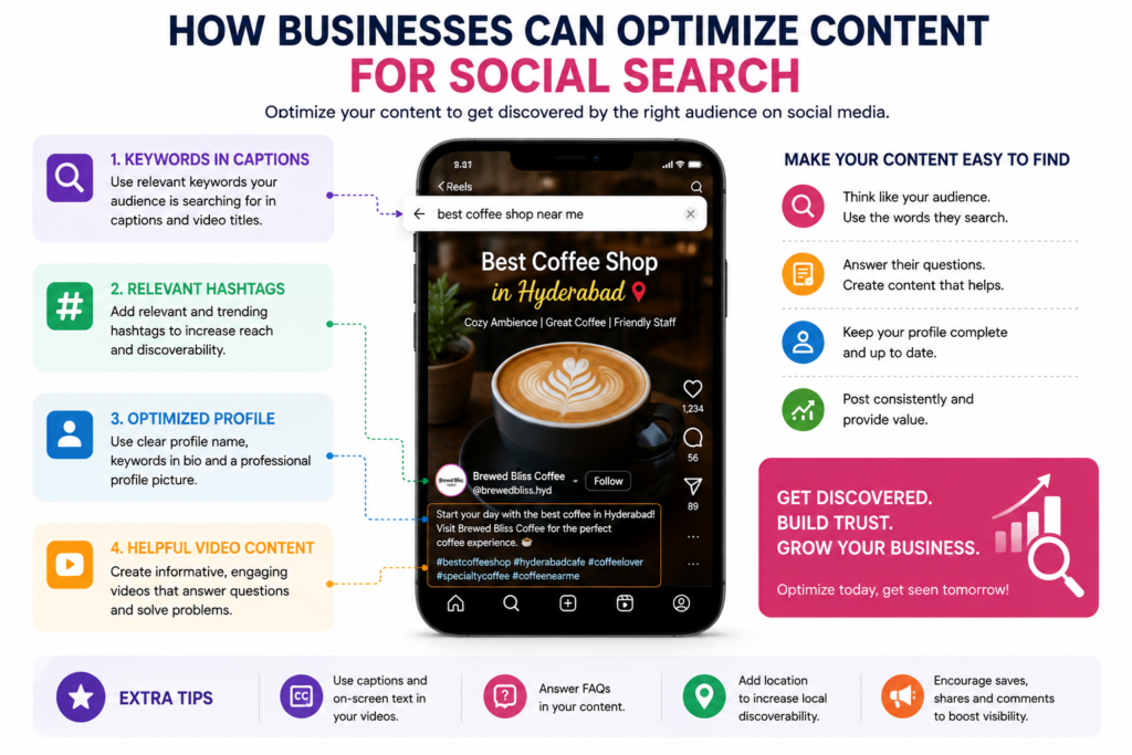 How businesses can optimize content for social search