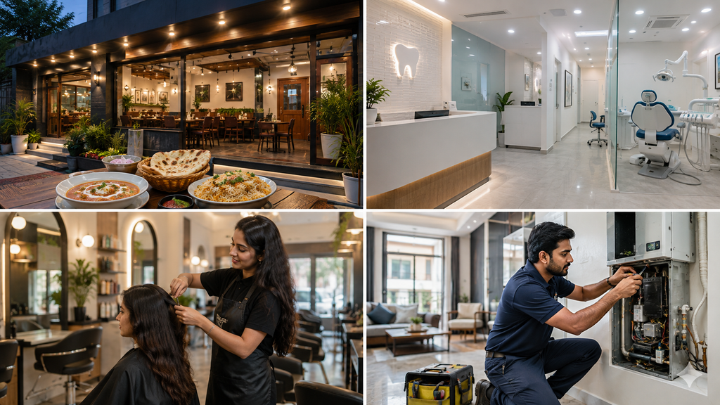 Examples of useful business photos for a Google Business Profile